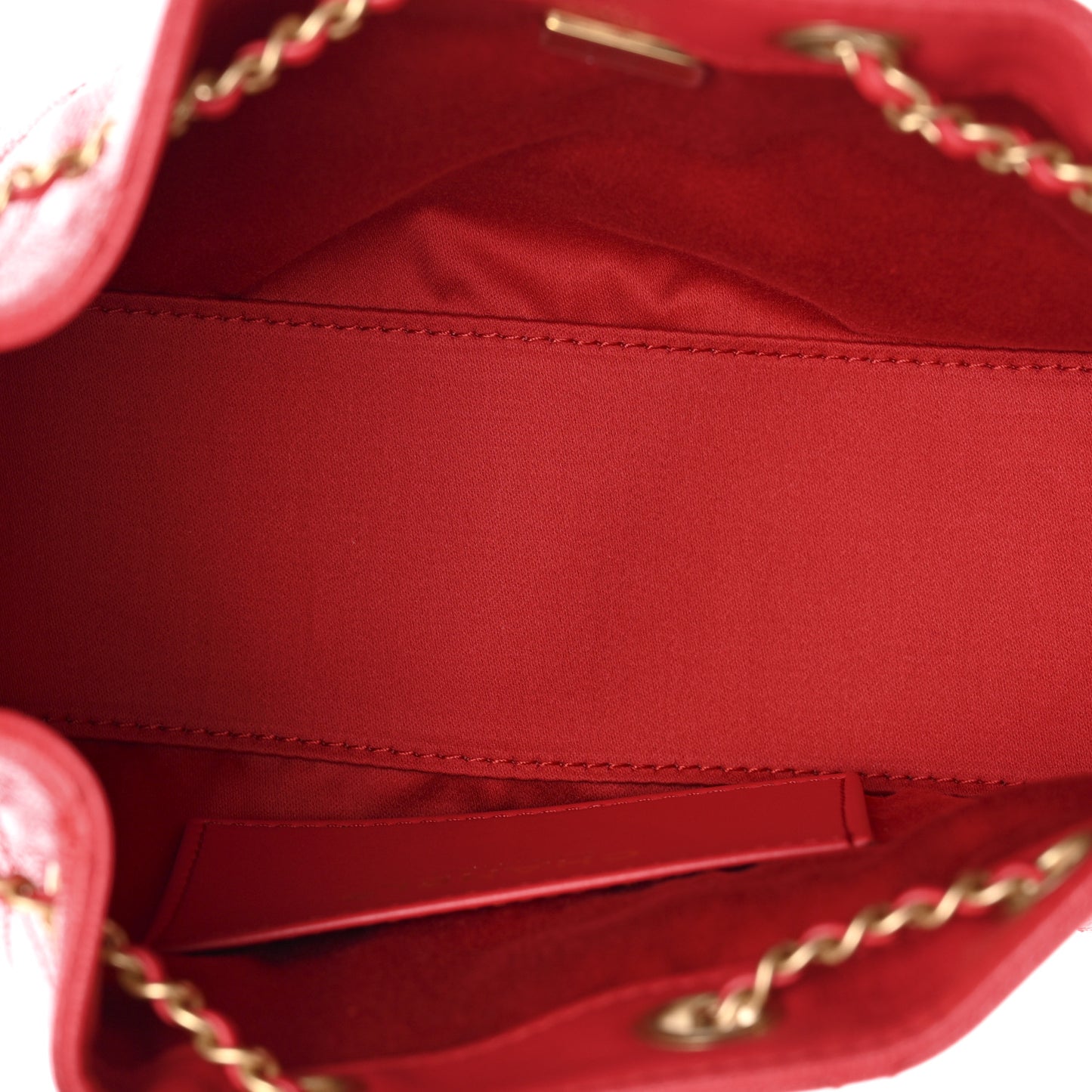 Caviar Quilted Mini Chanel 25 Handbag Red