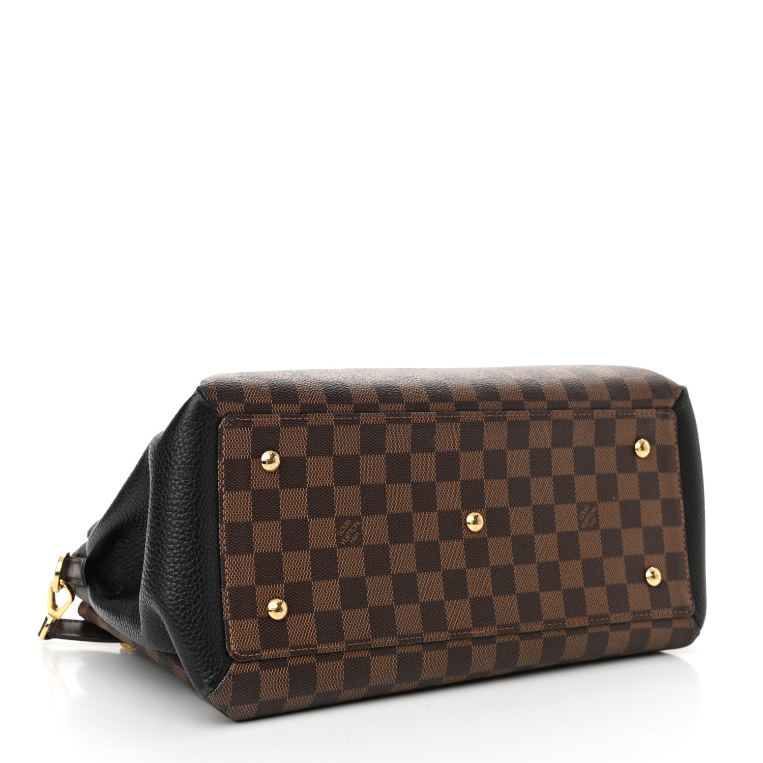 Louis Vuitton Cuir Taurillon Damier Ebene Normandy Black 4 of 9