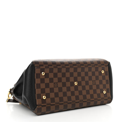 Louis Vuitton Cuir Taurillon Damier Ebene Normandy Black 4 of 9