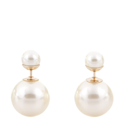 Christian Dior Pearl Mise En Dior Tribal Earrings 1 of 5