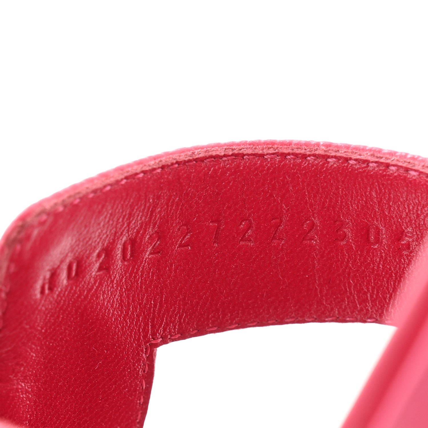 Hermes Epsom Oran Sandals 39 Rose Magenta 8 of 11