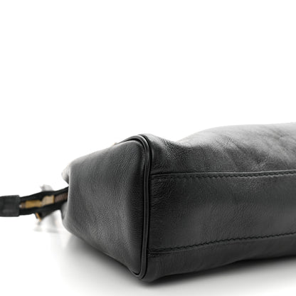 Gucci Calfskin Medium Re(Belle) Top Handle Bag Black 9 of 10