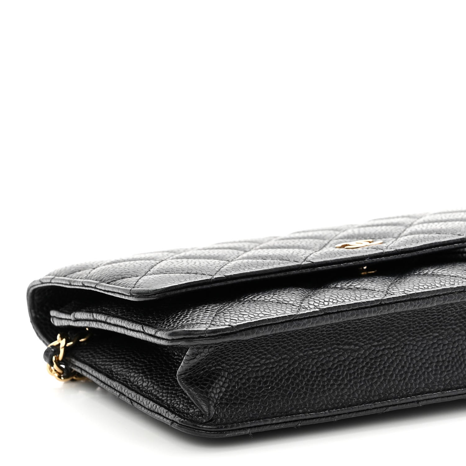 Chanel Caviar Quilted Wallet On Chain WOC Black 9 of 10