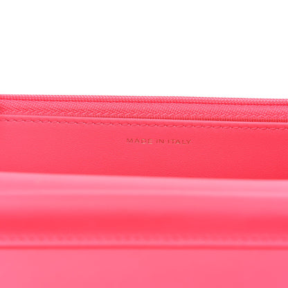 Chanel Patent Calfskin Quilted Wallet On Chain WOC Pink 7 of 11