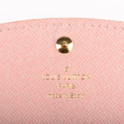 Louis Vuitton Damier Ebene Caissa Wallet Rose Ballerine 5 of 7