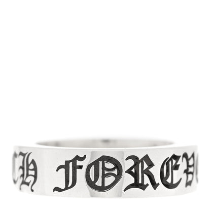 Chrome Hearts Sterling Silver Cross CH Forever Spacer Ring 52 6 1 of 4
