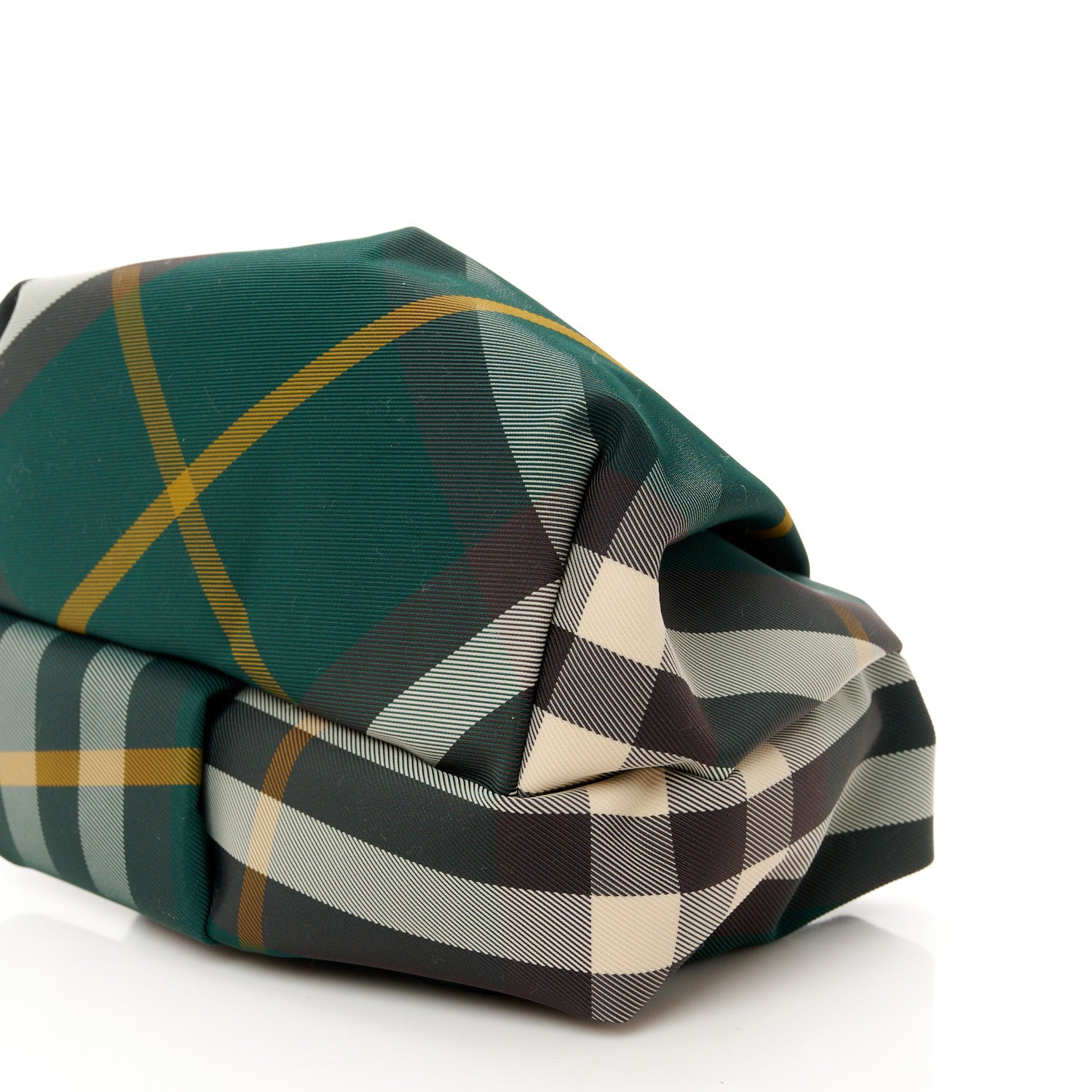 Burberry Nylon Check Rose Clutch Ivy 9 of 9
