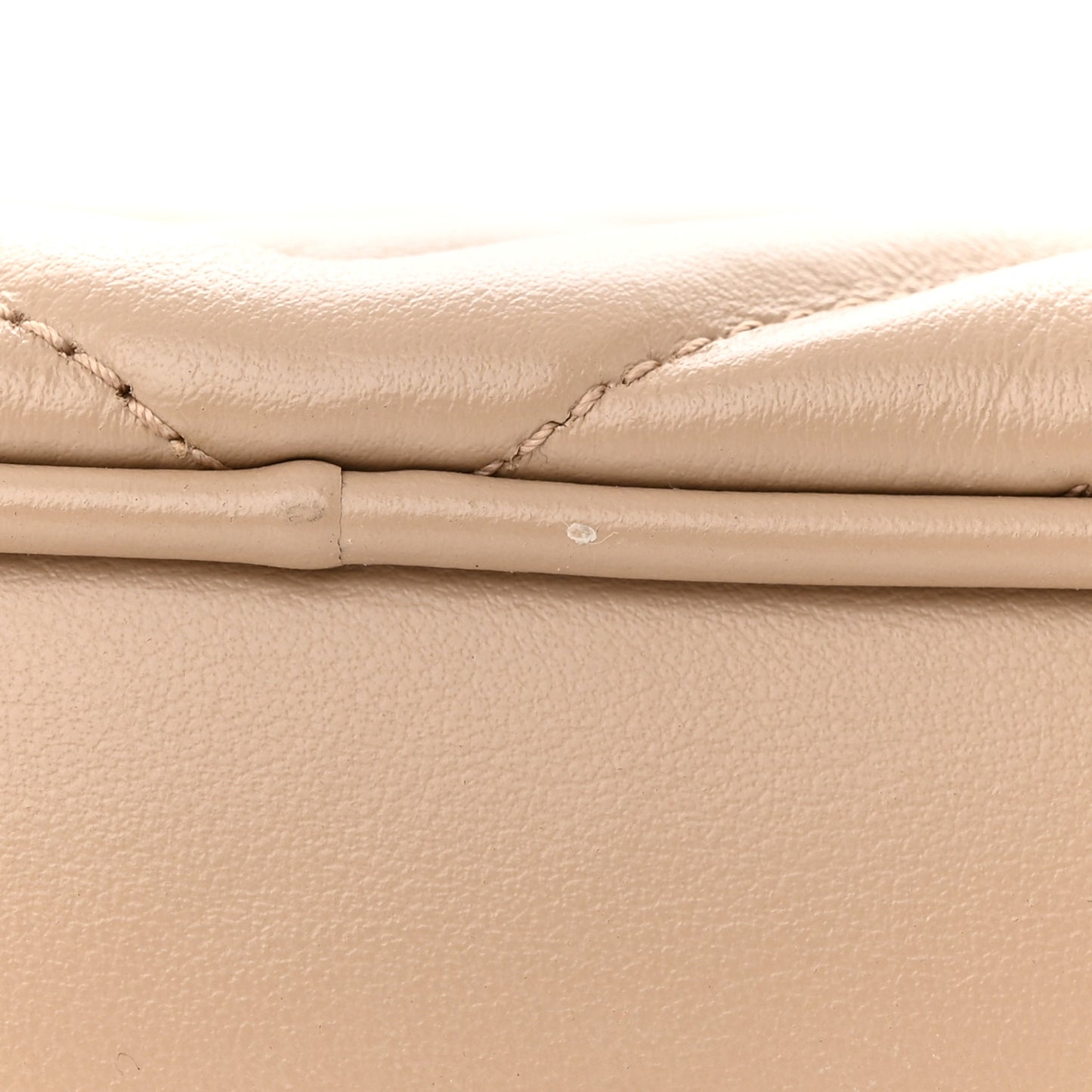 Calfskin Matelasse Monogram Lou Camera Bag Dark Beige