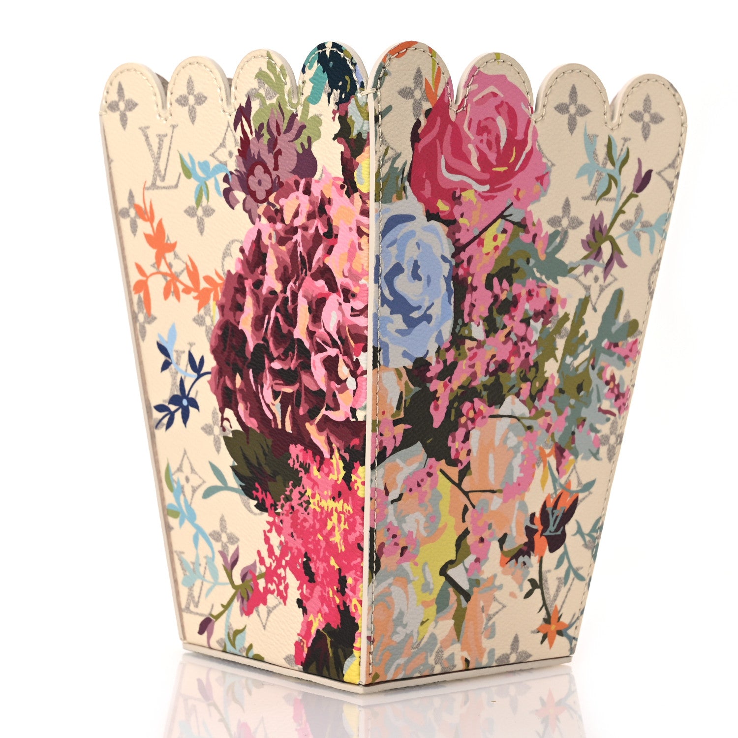 Louis Vuitton Monogram LV Baroque Floral Popcorn Basket Multicolor