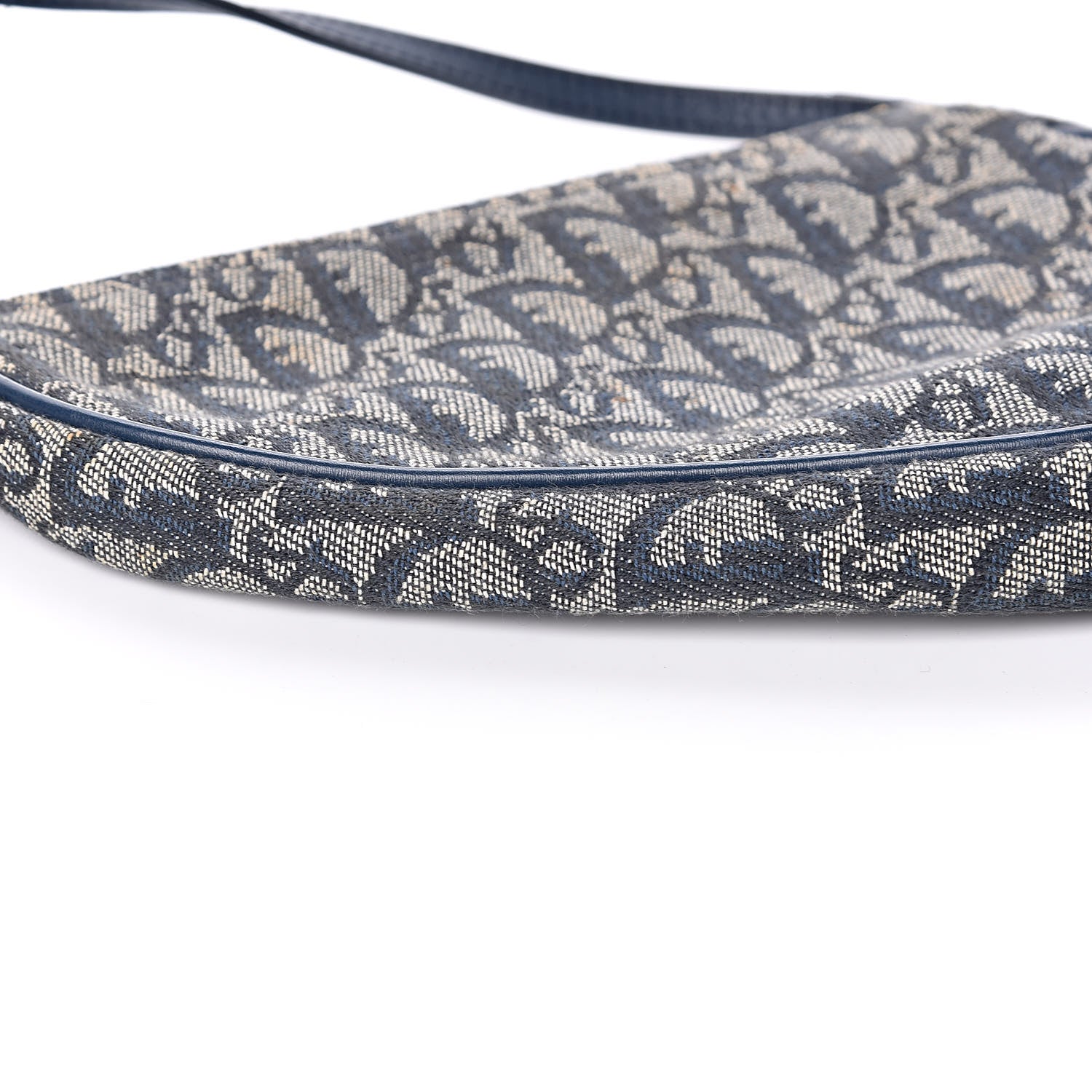 Christian Dior Monogram Mini Saddle Pochette Navy 11 of 13