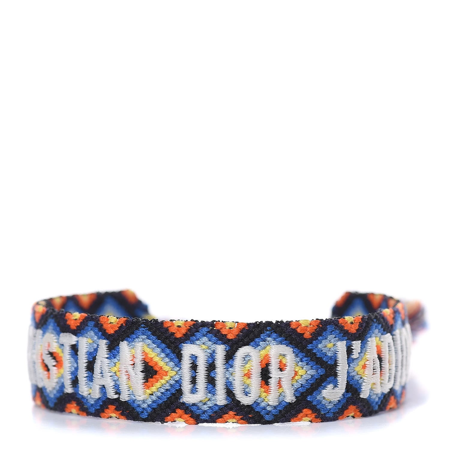 Christian Dior Woven Cotton J'Adior Friendship Bracelet 1 of 4