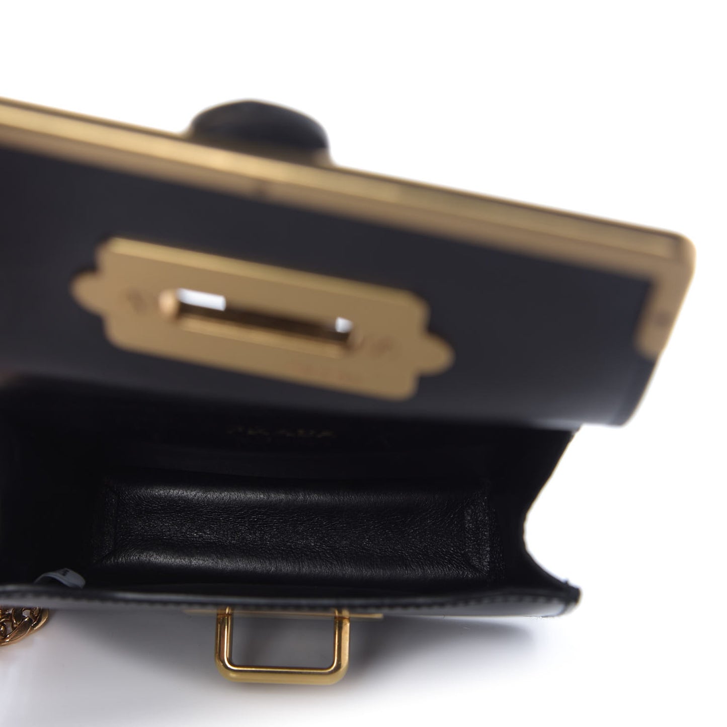 Spazzolato Micro Cahier Bag Black
