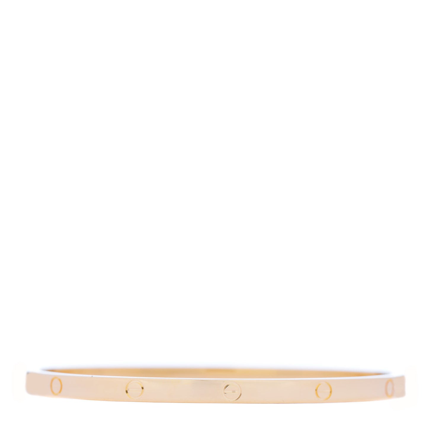 18K Yellow Gold Small LOVE Bracelet 17