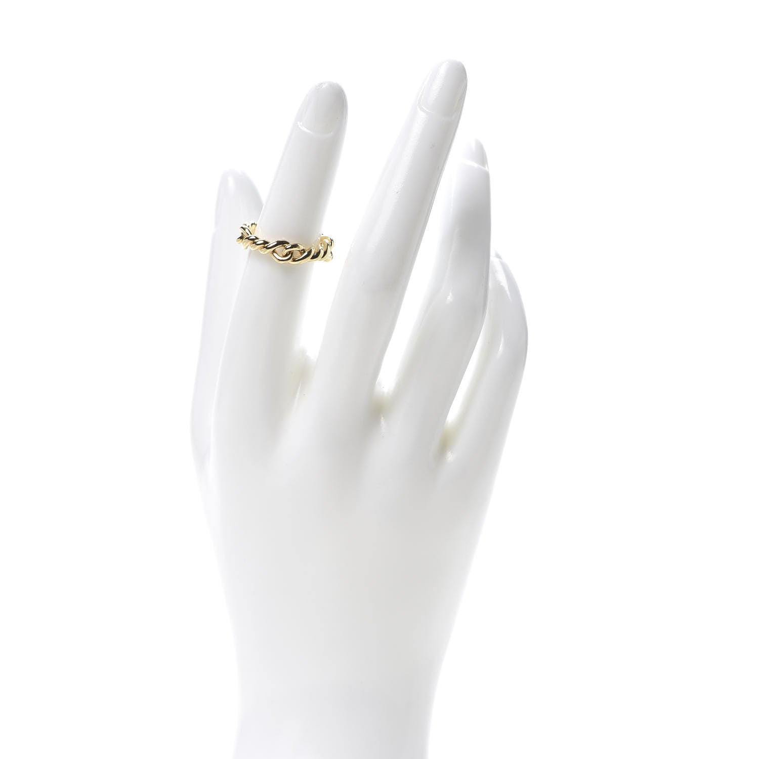 David Yurman 18K Yellow Gold 5mm Continuance Ring 49 5 2 of 5