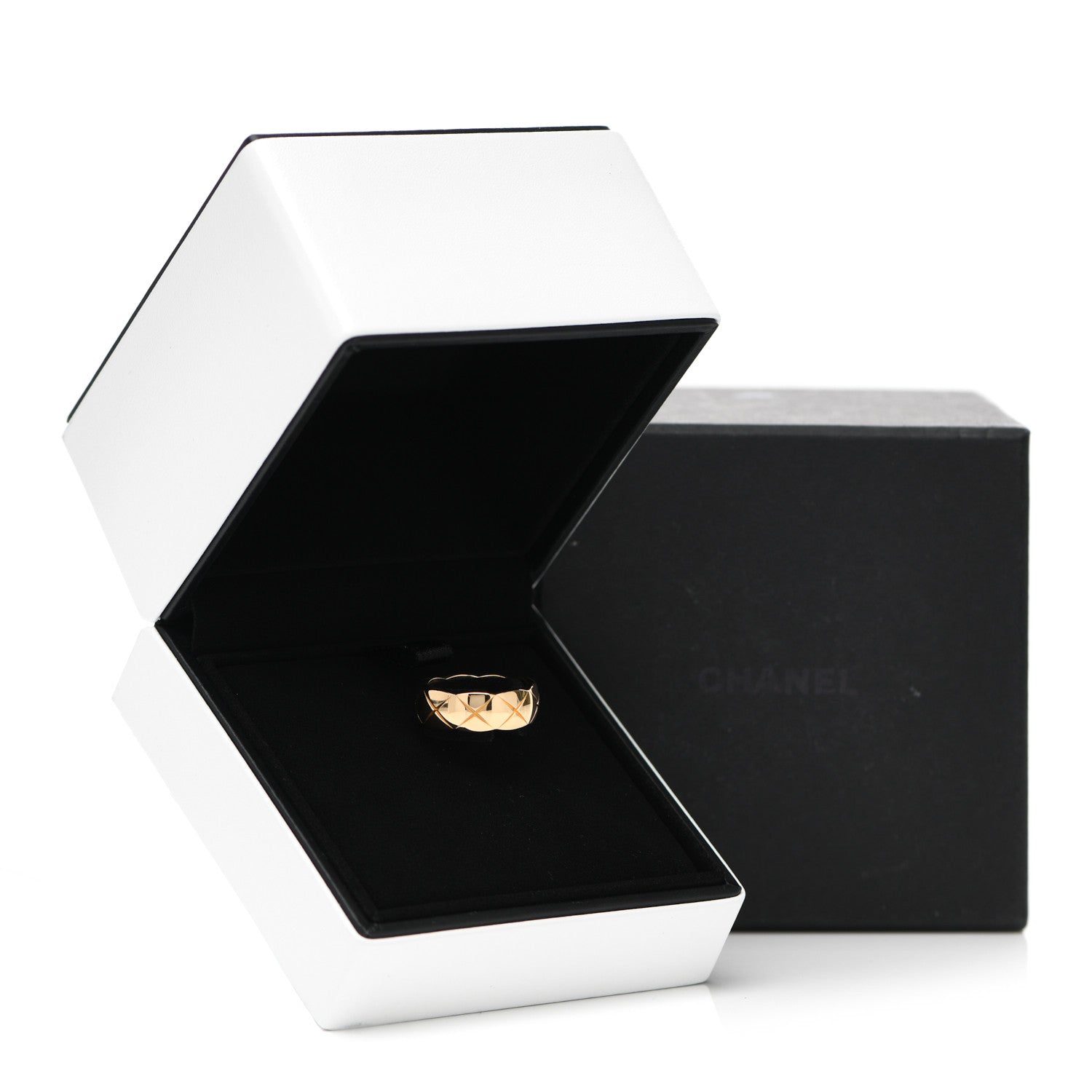 Chanel 18K Yellow Gold Small Coco Crush Ring 51 5.75 7 of 7