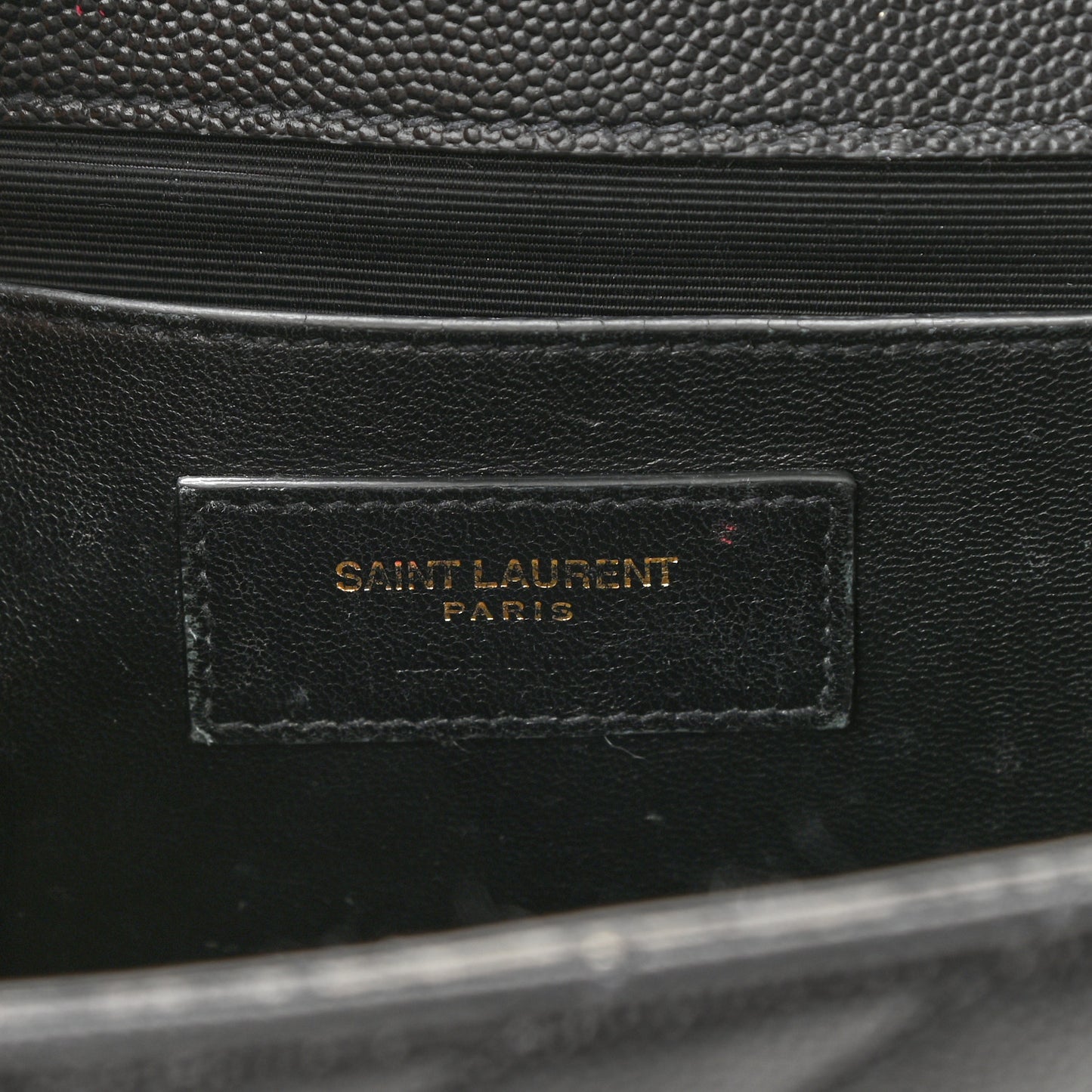 Grain De Poudre Matelasse Chevron Medium Monogram Satchel Black