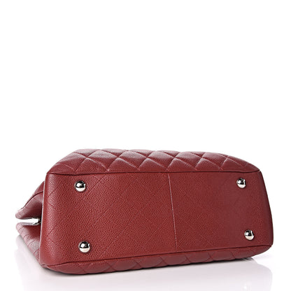 Chanel Caviar Quilted Flap Tote Red 4 of 11