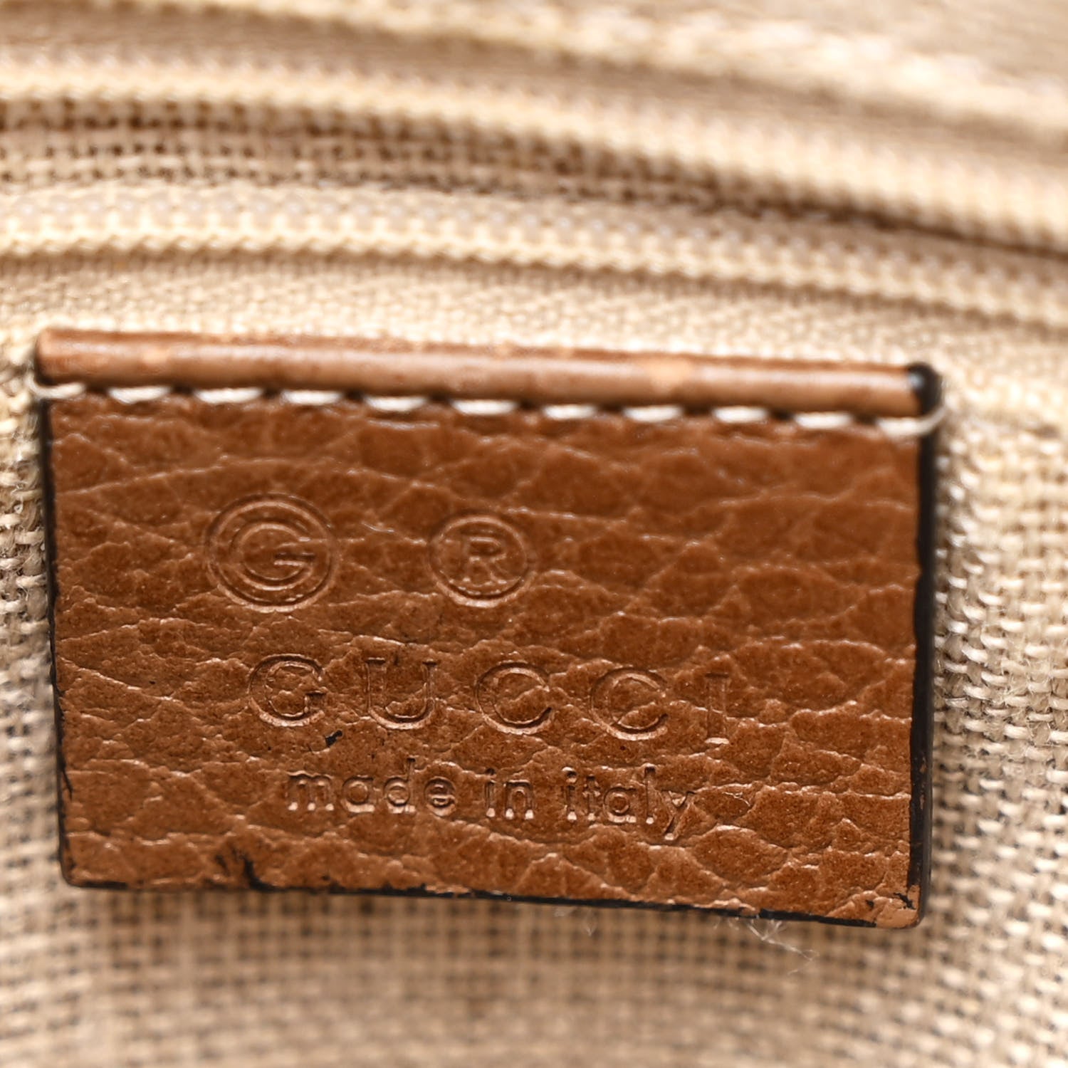 Gucci Monogram Small Bree Tote Beige Tabacco 6 of 12