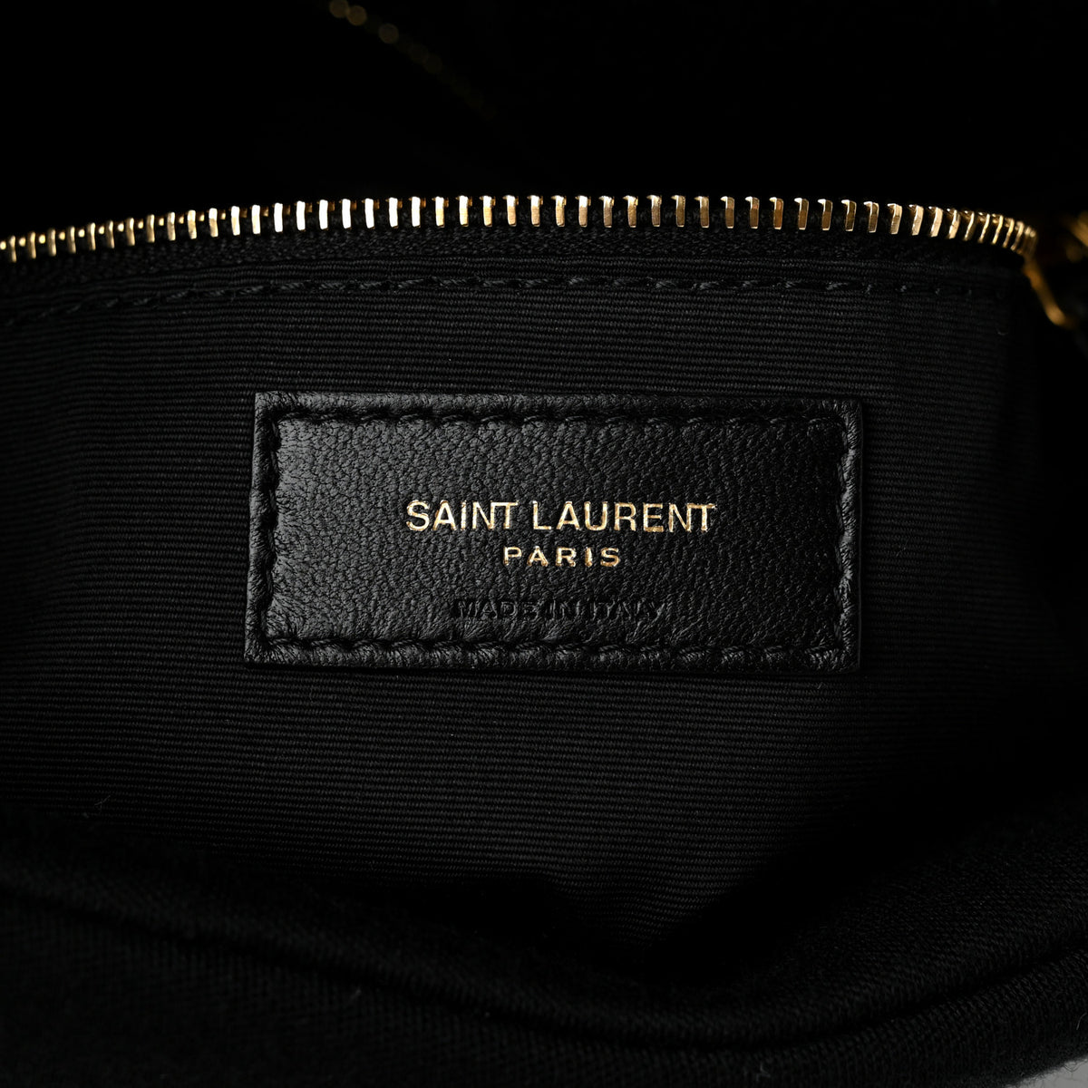 Wool Jersey Quilted Medium Loulou Puffer Monogram Chain Black