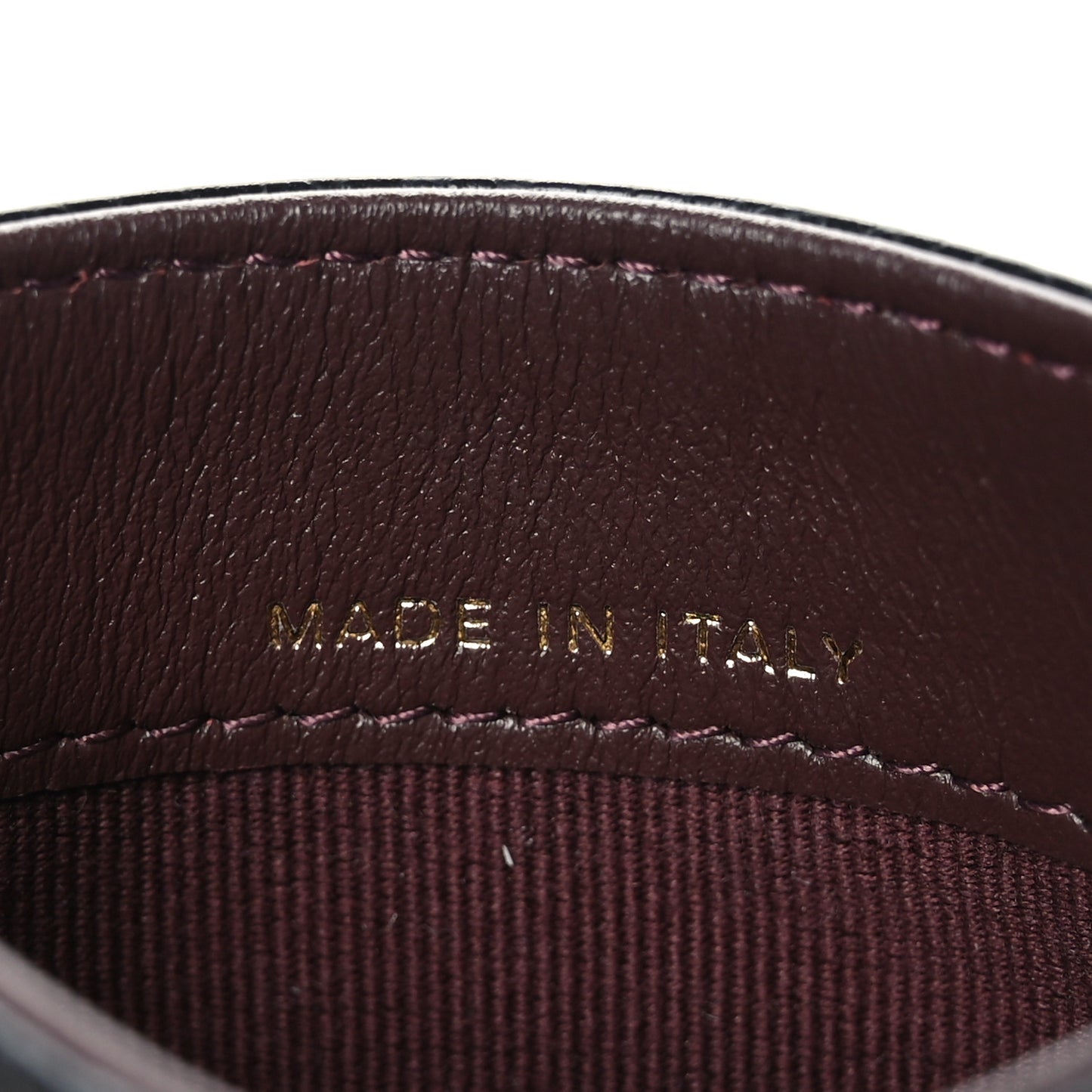 Caviar Quilted Card Holder Black