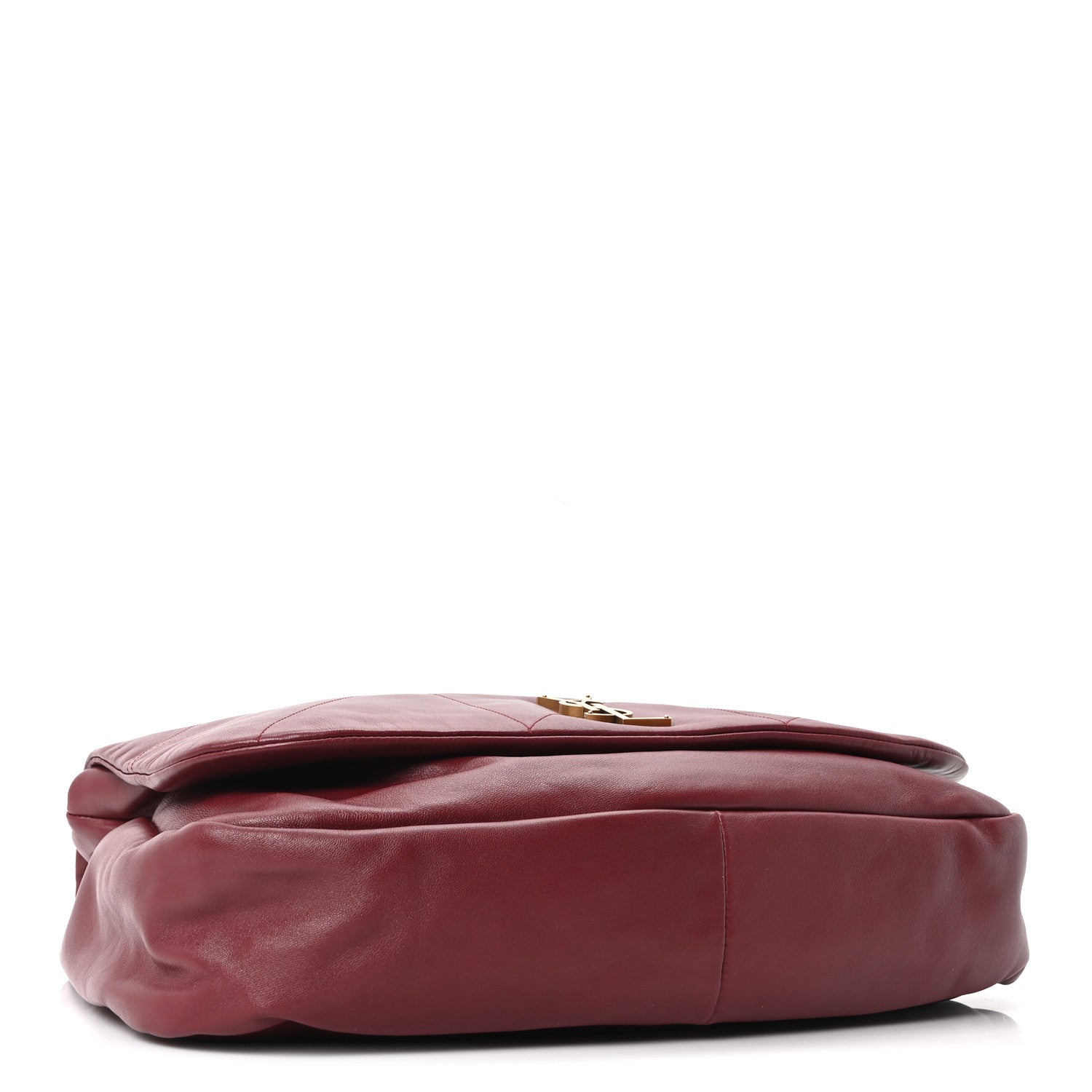 Saint Laurent Lambskin Matelasse Monogram Large Jamie 4.3 New Dark Bordeaux 4 of 10