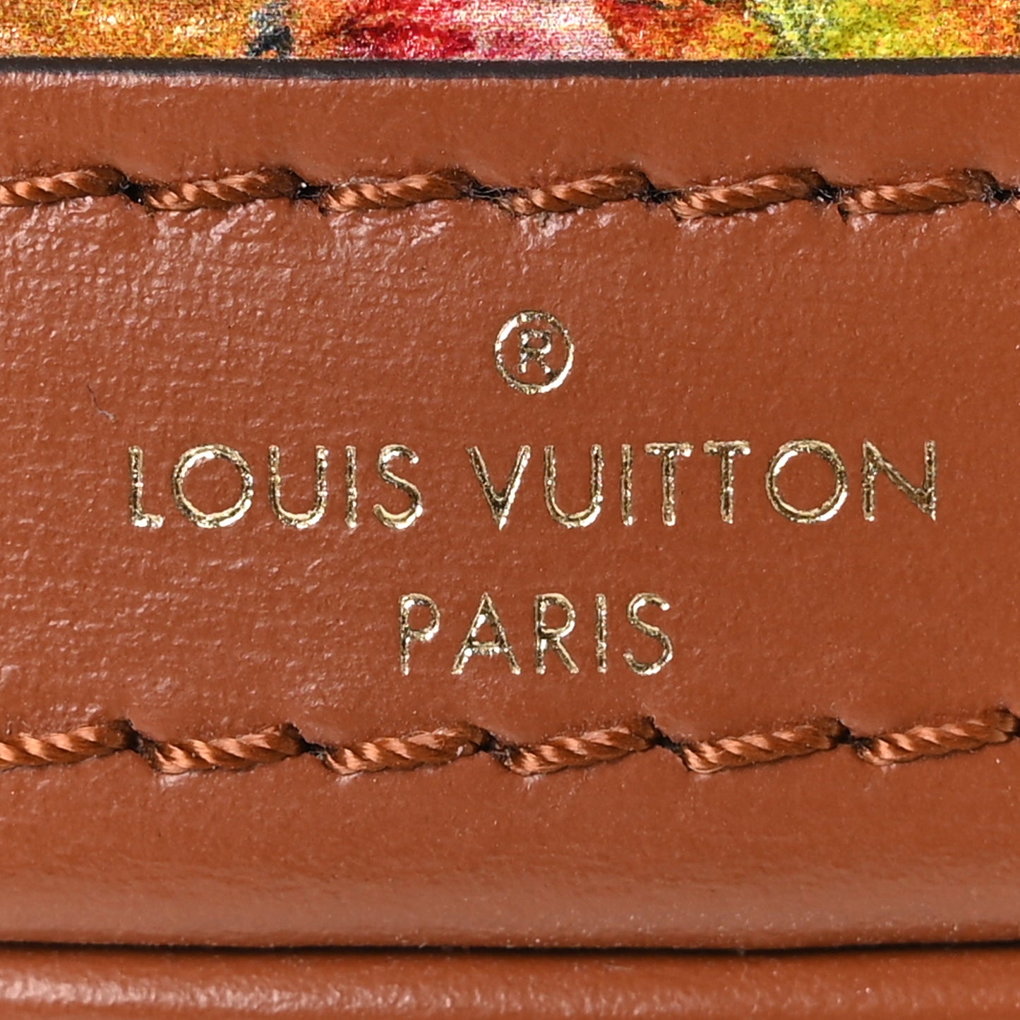 Metallic Monogram LV Garden Nano Bucket Bag Gold
