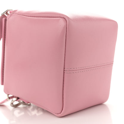 Givenchy Patent Calfskin Mini Cube Pandora Chain Shoulder Bag Pink 9 of 10