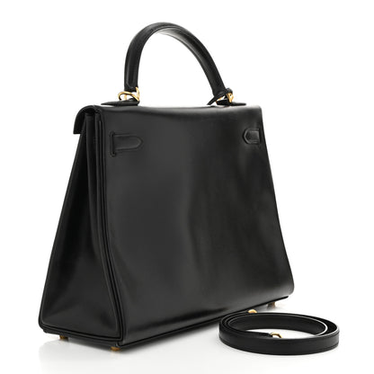 Hermes Box Kelly Retourne 32 Black 3 of 11