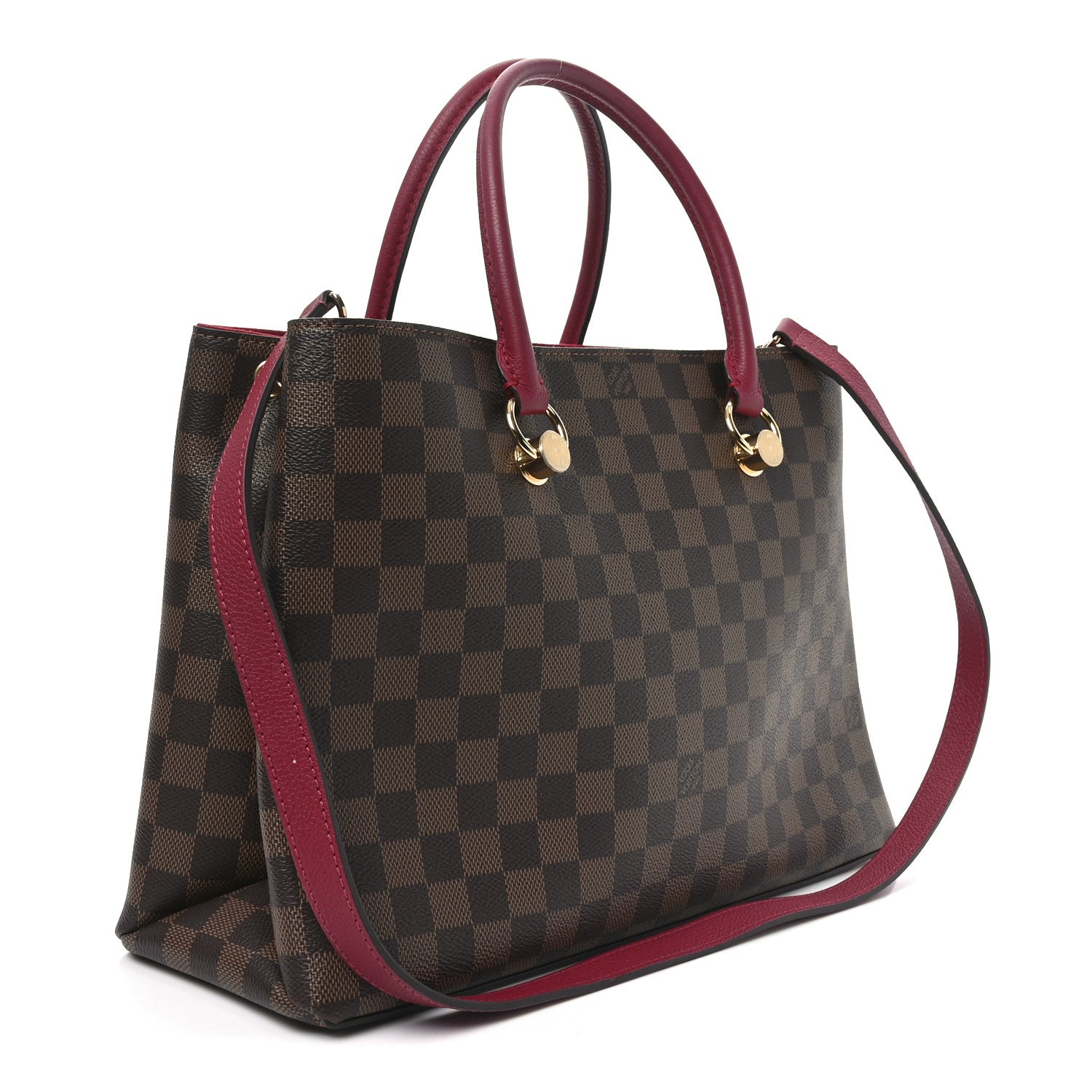 Louis Vuitton Damier Ebene LV Riverside Lie De Vin 3 of 9