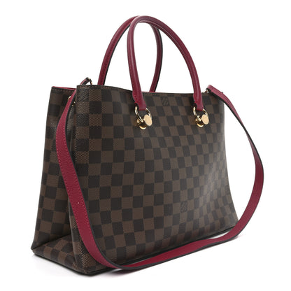 Louis Vuitton Damier Ebene LV Riverside Lie De Vin 3 of 9