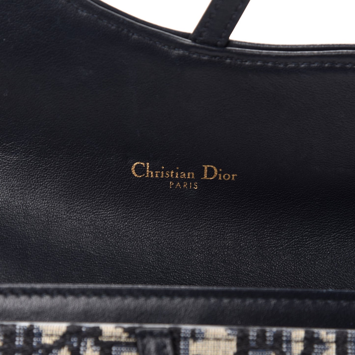 Oblique Saddle Chain Long Wallet Blue