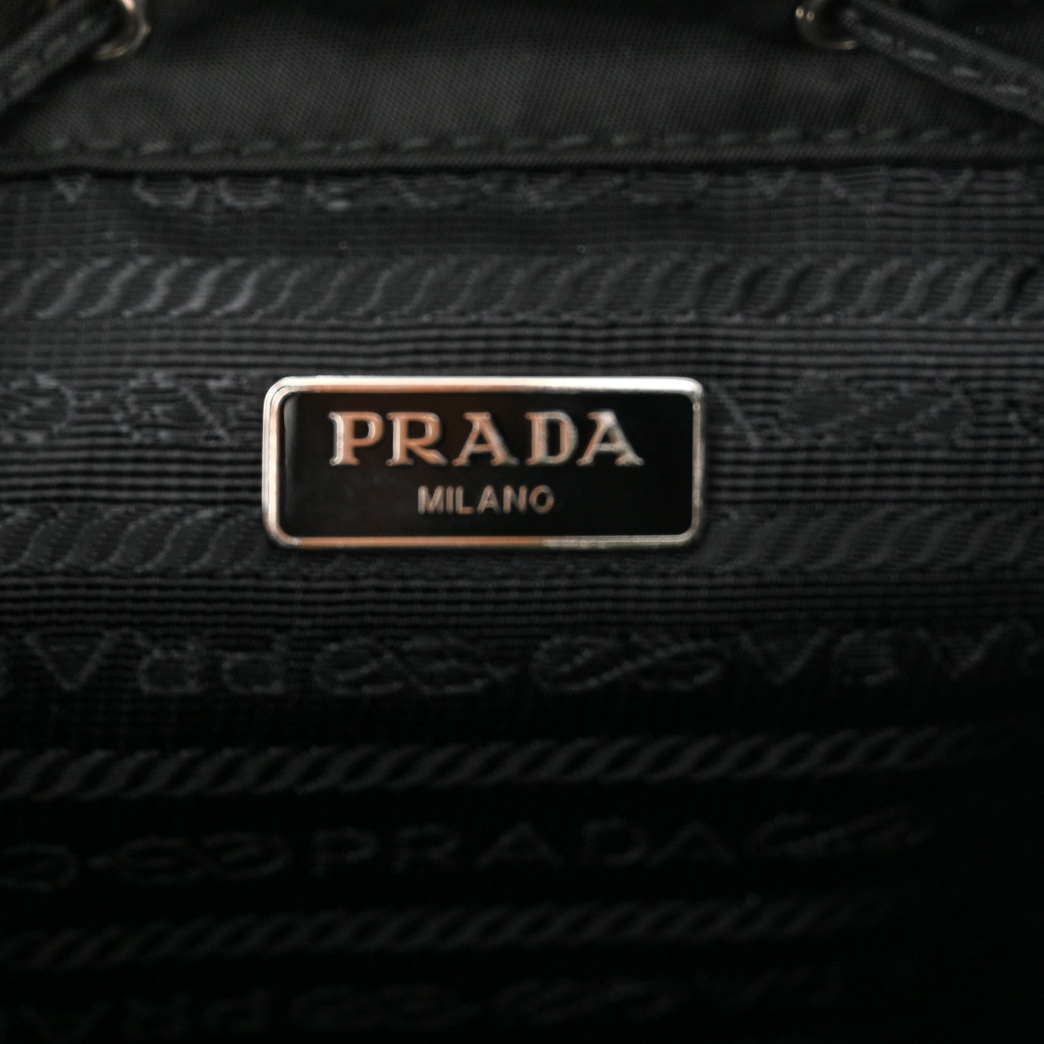 Prada Nylon Vela Mini Crossbody Backpack Black 6 of 11