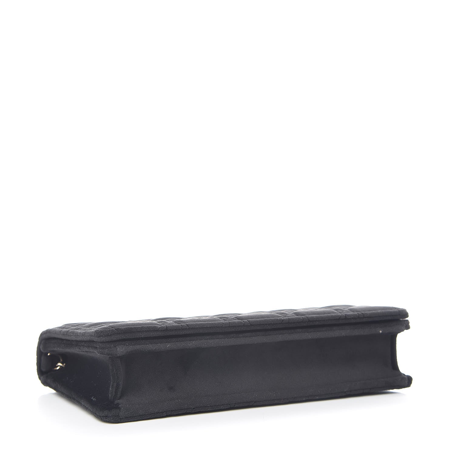 Christian Dior Velvet Cannage Lady Dior Convertible Clutch Black 4 of 12
