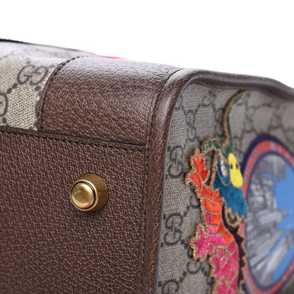 Gucci Soft GG Supreme Monogram Courrier Medium Duffle Bag Beige New Acero Multicolor 12 of 13
