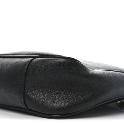 Gucci Softy Wonka Textured Dollar Calfskin Large Diana Bamboo Shoulder Bag Black 9 of 9