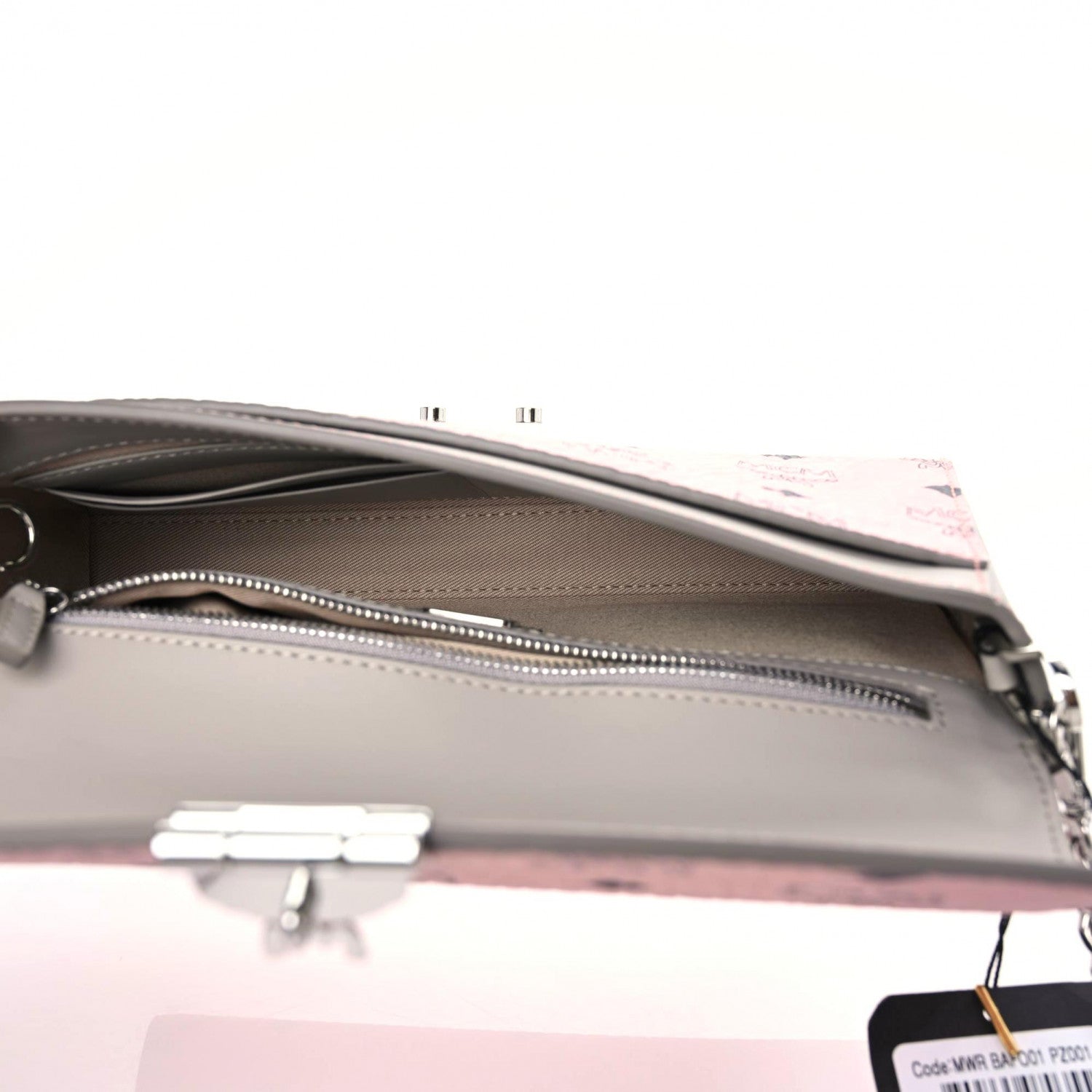 MCM Visetos Medium Millie Crossbody Bag Soft Pink 6 of 10