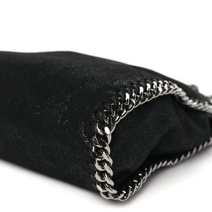 Stella McCartney Shaggy Deer Mini Falabella Fold Over Tote Black 10 of 10