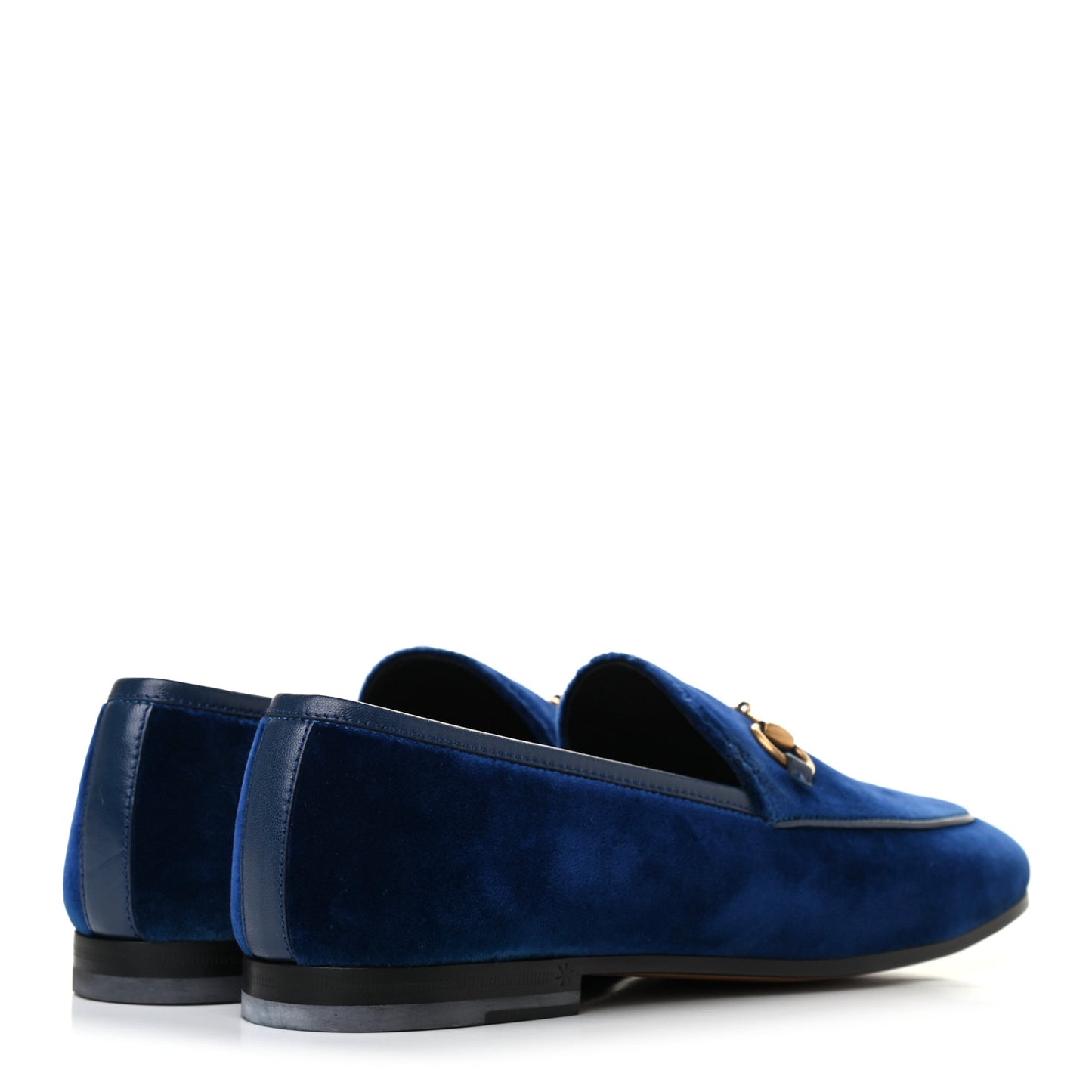 Velvet Horsebit Womens Jordaan Loafers 37 Blue Cobalt