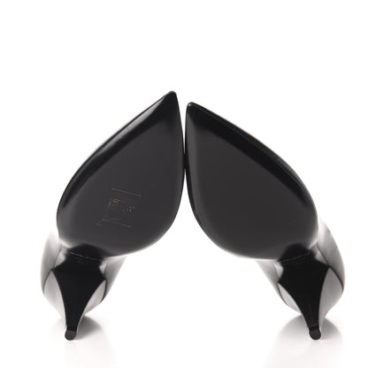 Saint Laurent Calfskin Era Pumps 39.5 Black 6 of 10