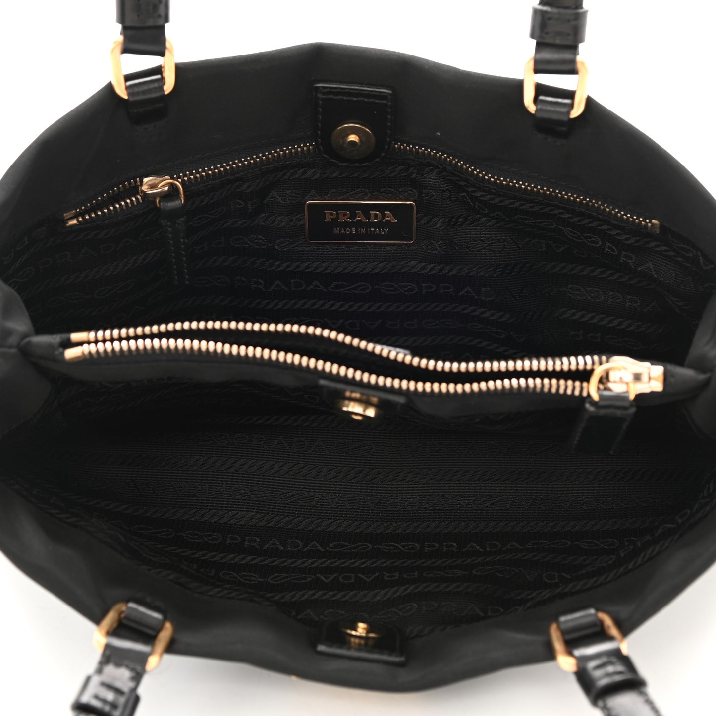 Tessuto Nylon Shoulder Bag Black