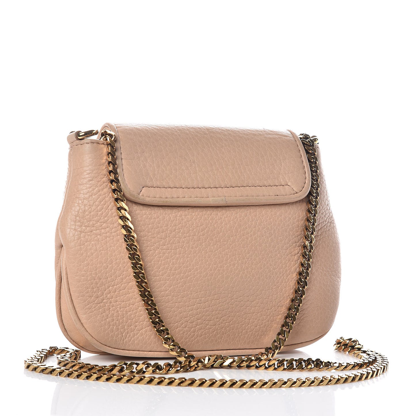 Dollar Calfskin Small 1973 Chain Shoulder Bag Camelia