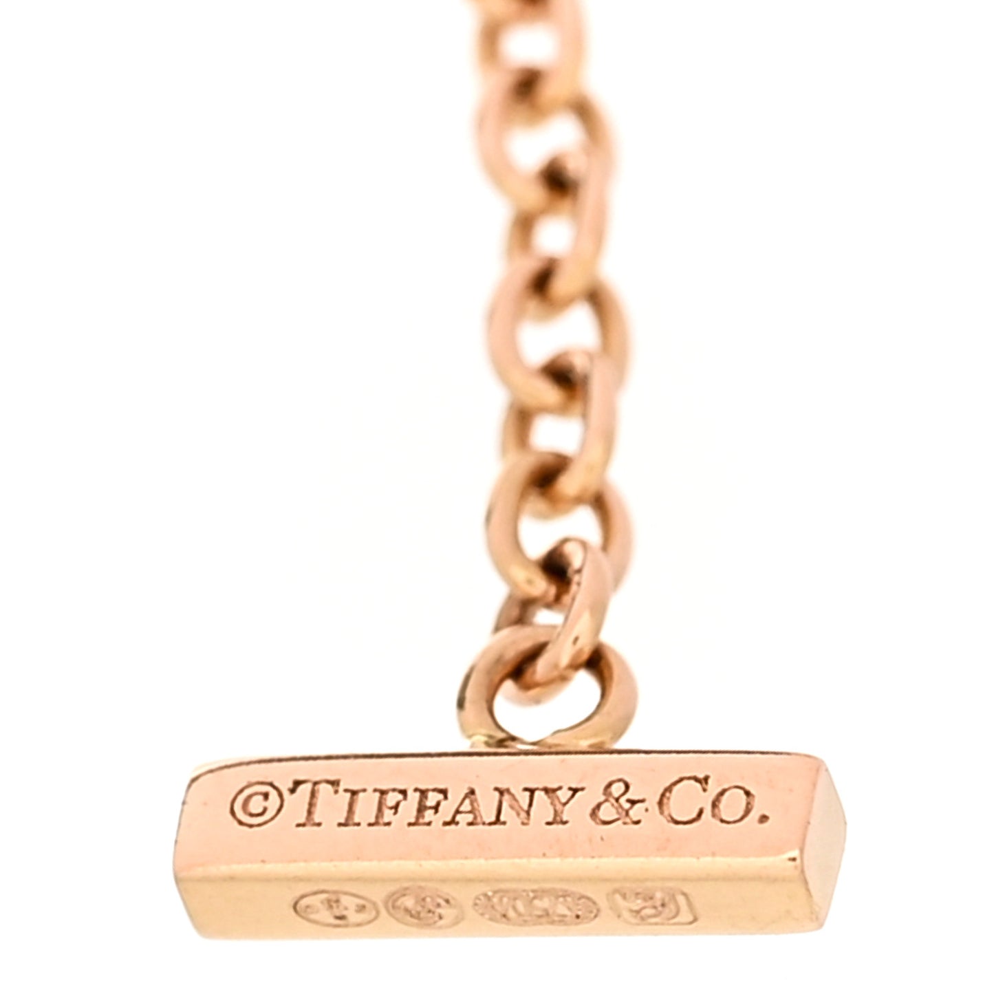 18K Rose Gold T Smile Bracelet