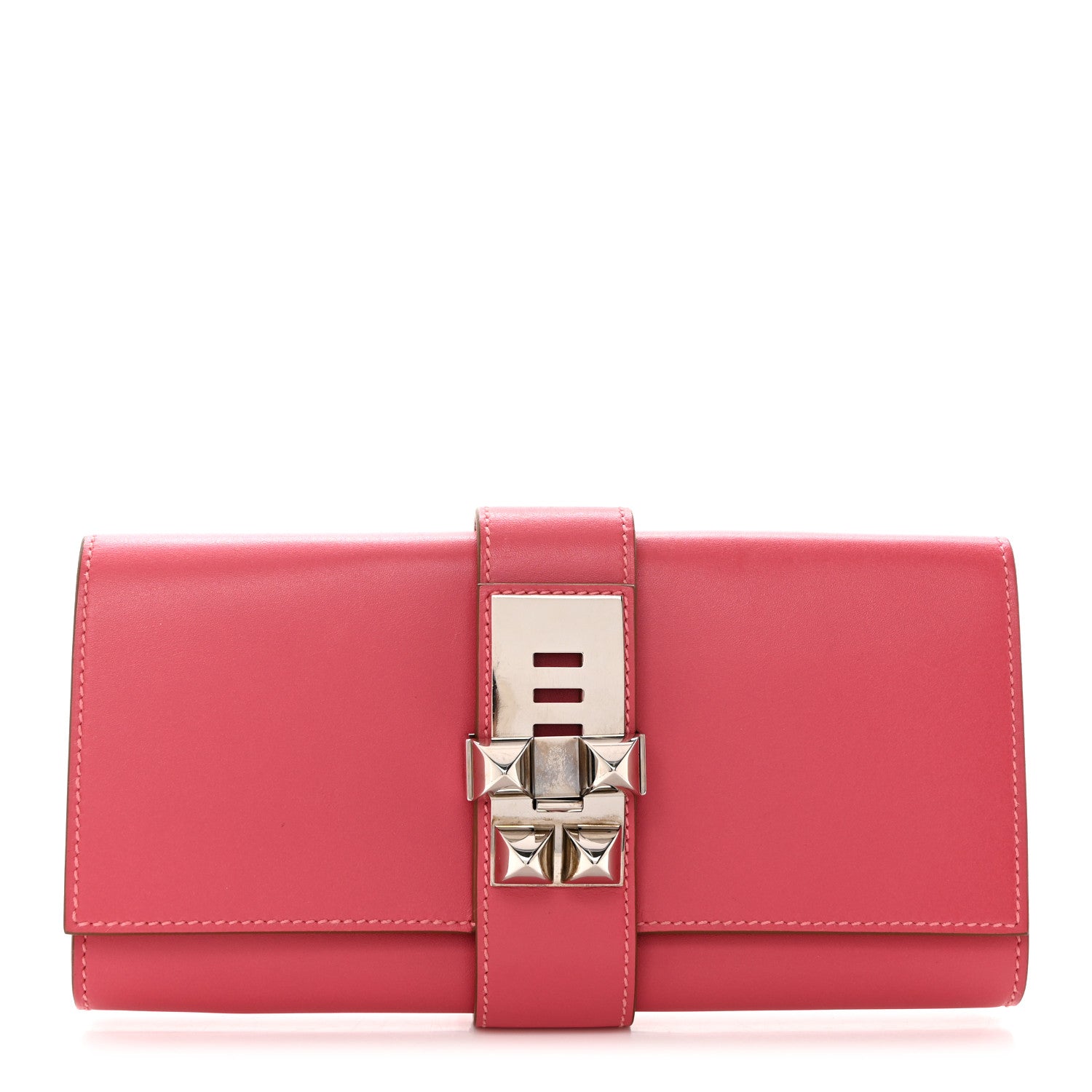 Hermes Tadelakt Medor 23 Clutch Rose Lipstick 1 of 6