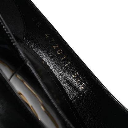 Saint Laurent Patent Opyum 110 Pumps 37.5 Black Gold 10 of 11