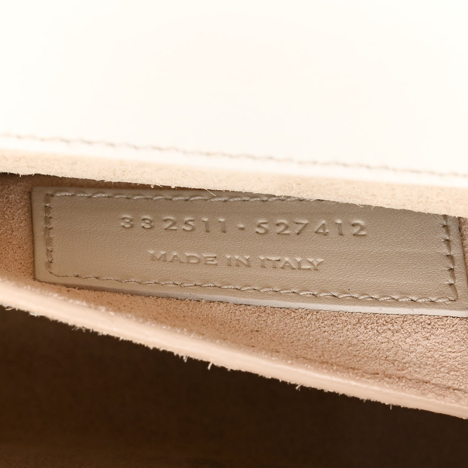 Saint Laurent Calfskin Studded Lutetia Flap Clutch White 7 of 13