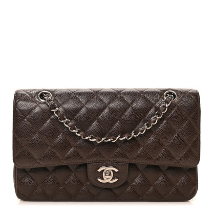 Chanel Caviar Quilted Medium Double Flap Brown 1 of 9
