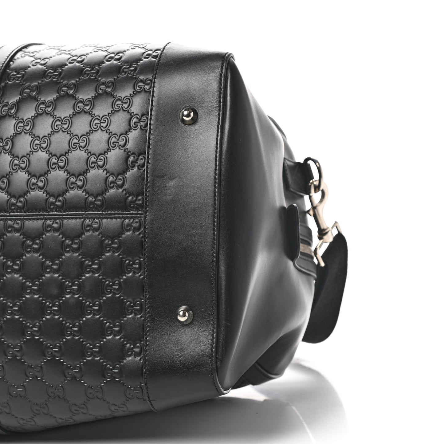 Guccissima Signature Large Duffle Black
