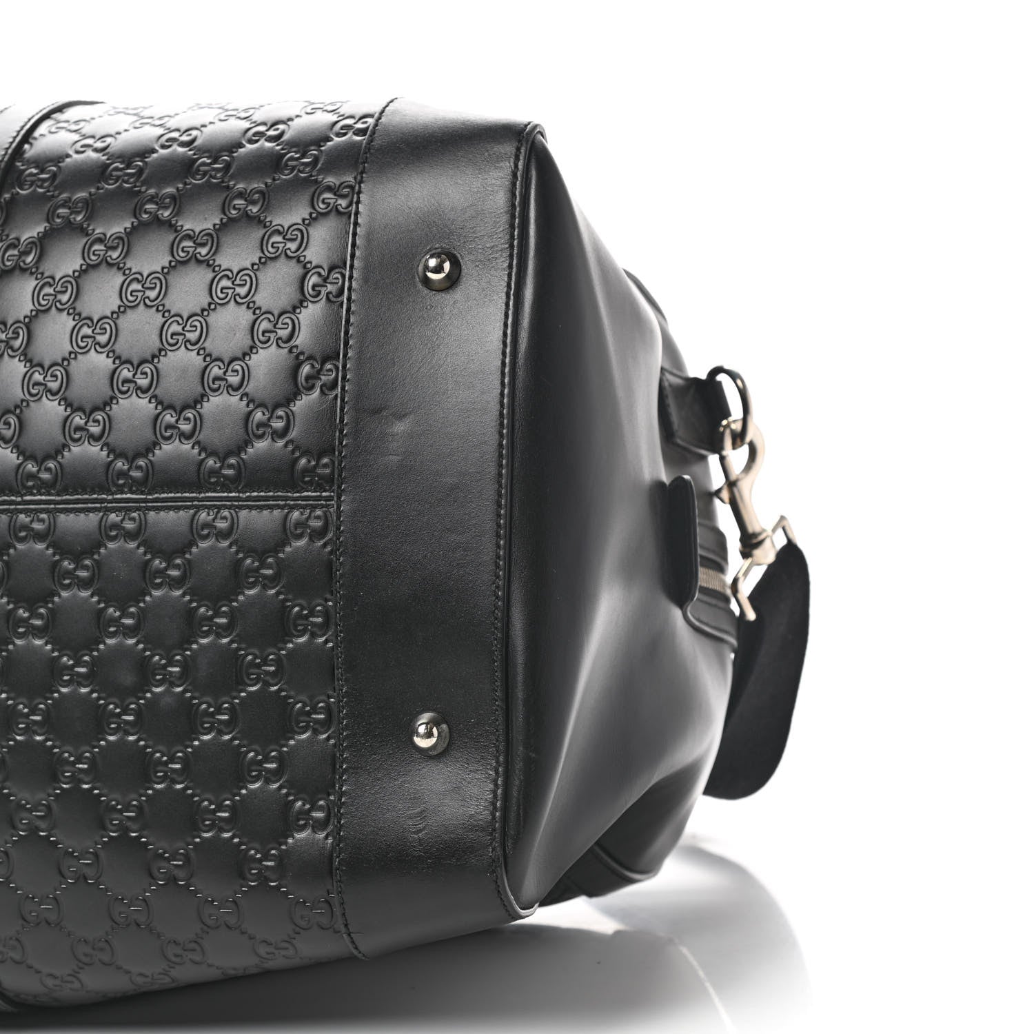 Gucci Guccissima Signature Large Duffle Black 9 of 17
