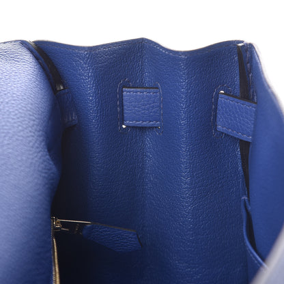 Hermes Togo Kelly Retourne 35 Bleu Electrique 18 of 37