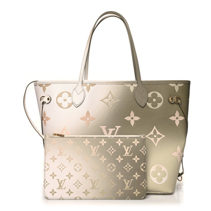 Louis Vuitton Monogram Giant Spring In The City Neverfull MM Sunset Kaki 1 of 13